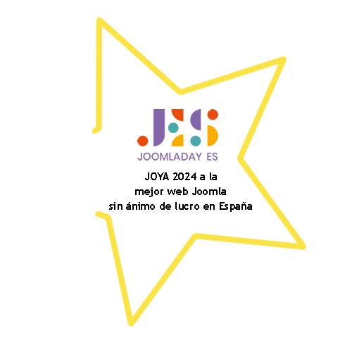 Premio JOYA 2024 a la mejor web Joomla sin ánimo de lucro en España