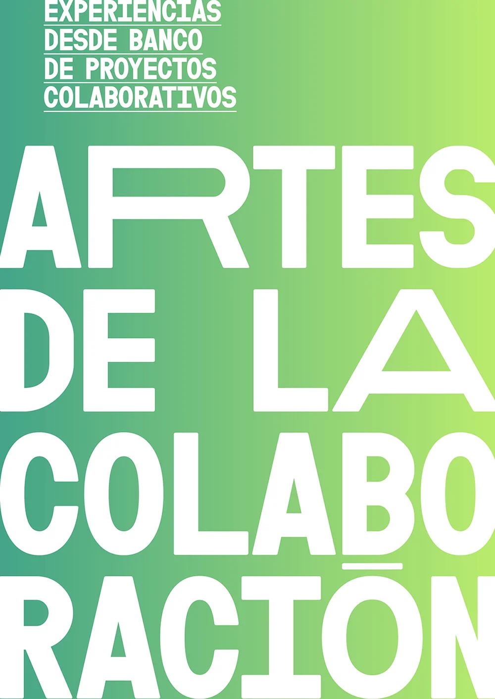 Portada Artes de la colaboración